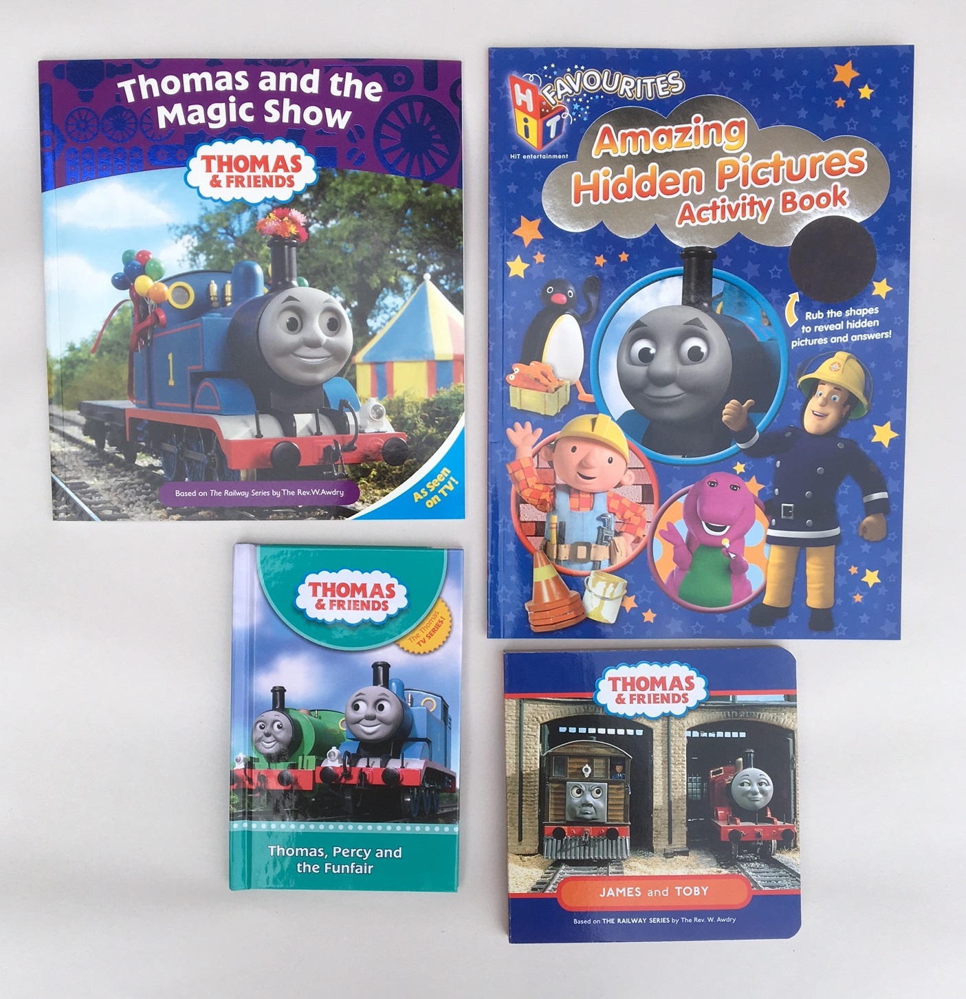 4 Thomas The Tank Engine and Friends Books With 1 Activity Book for ...