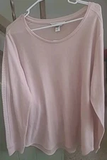 Christopher & Banks Pink Shirt Long Sleeve Women XL NEW NWT!