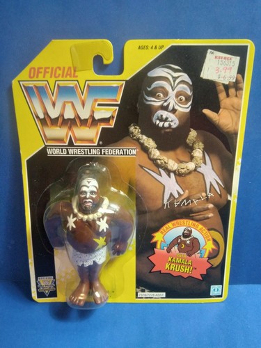 Kamala WWF Wrestling 1993 Hasbro Vintage Action Fi...