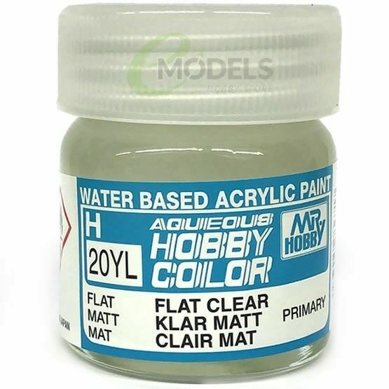 Gunze Mr. Hobby Aqueous Color Water Based Acrylic Paint H20l Flat Clear