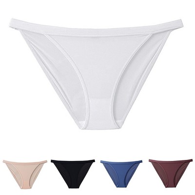 Culotte femme vêtements de nuit confort coton G-String soie glacée sans coutur