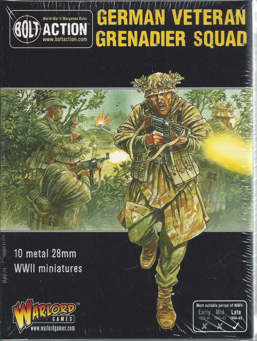 Bolt Action WW2 German Veteran Grenadier Squad NIB NEW Warlord