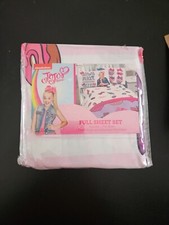 NEW JOJO SIWA FULL SHEET SET NICKELODEON KIDS SUPER SOFT SHEETS
