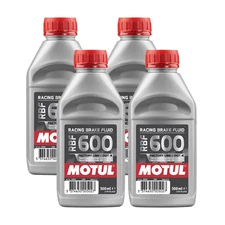Motul 4Pack 100949 8068HL RBF 600 Factory Line 100% Synthetic Racing Brake Fluid
