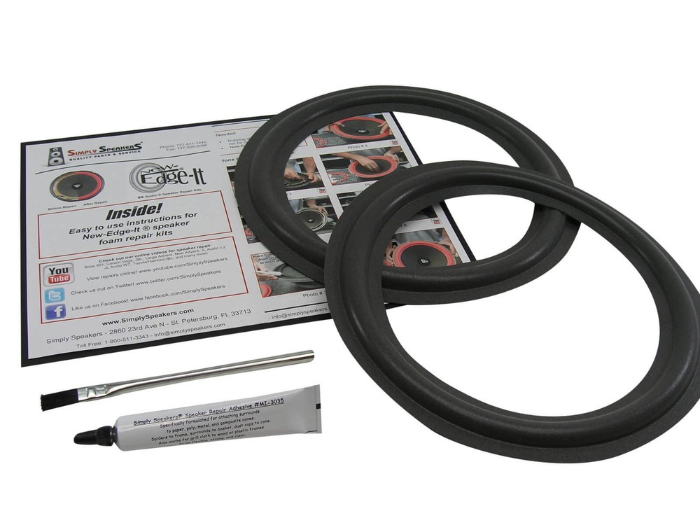 Kenwood 10" Woofer Foam Repair Kit FSK-10A for LS-1800 LS-1900 LS-405A LS-405B LS-407 LS-44 Speakers