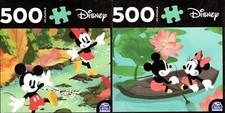 Disney Mickey Minnie Mouse - 500 Piece Jigsaw Puzzle Set of 2 v2