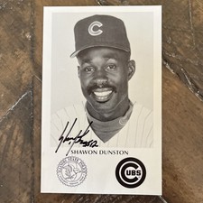 Shawon Dunston Autographed 3 1/2 X 6 Photo – Chicago Cubs – PSA Authenticated