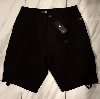 G-Star Raw Men's Rovic Zip Relaxed Cargo Shorts Black New