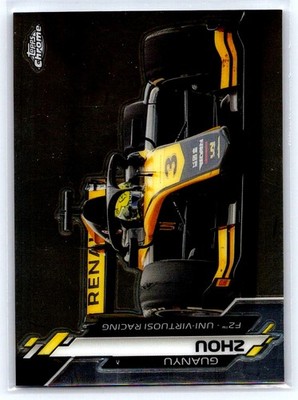 Guanyu Zhou #65 - 2020 Topps Chrome Formula 1 F1 F2 Card - CLEAN N bx6e bx8A