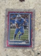 2025 Donruss Optic David Montgomery Pink Velocity /99 Detroit Lions #117