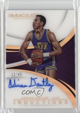 2017-18 Panini Immaculate Inductions 12/49 Adrian Dantley #IND-ADL Auto HOF 5xx