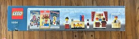Lego 10184 TOWN PLAN Movie Theatre Gas Station GOLD BRICK *Creases* *RETIRED*