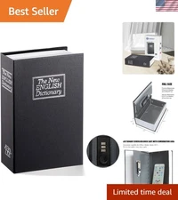 Elegant Home Dictionary Safe with Secure Code Lock - 9.5" x 6.2" Compact Design