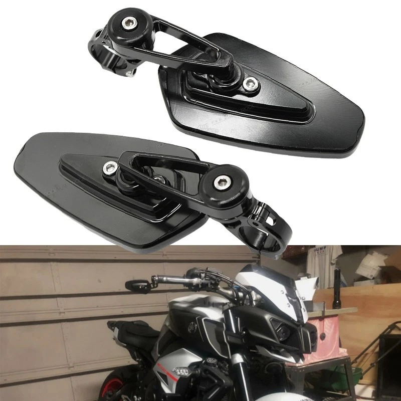 Espejos retrovisores de extremo de manillar para YAMAHA VMAX 1200 1700 V STAR 250 650 950 1100 1300 Foto 3 de 4