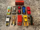 Lot of 10 Vintage Hot Wheels 1970s 80s Diecast Toy Cars & 1 Matchbox Bus 1972