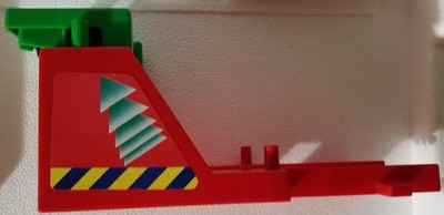 Tomy 5003 Big Big Loader Replacement Part Red Loader (Missing Metal Crossbar)