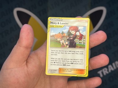 Misty & Lorelei 199/236 Pokemon TCG SM Cosmic Eclipse Tag Team Uncommon LP