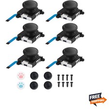 Joycon Joystick Replacement 6 Pack, Replacement Joy-stick Analog Thumb Stick ...