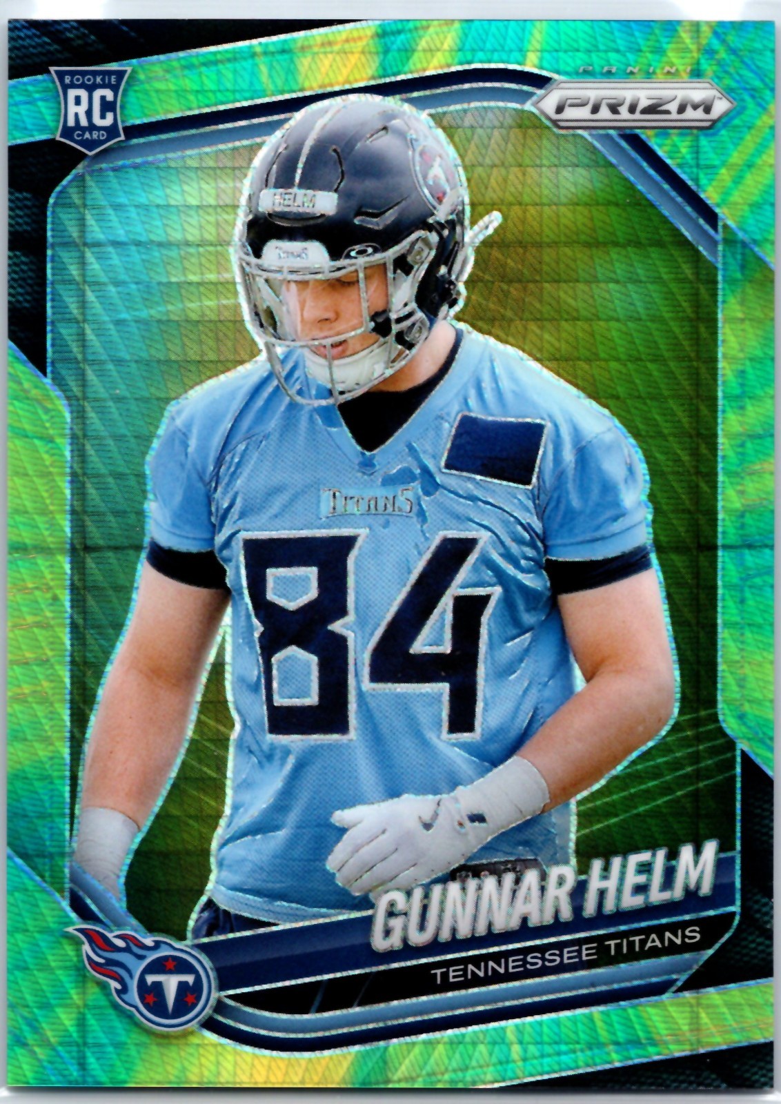 2025 Panini Prizm GUNNAR HELM Hyper /200 #359 Rookie RC Tennessee Titans LH
