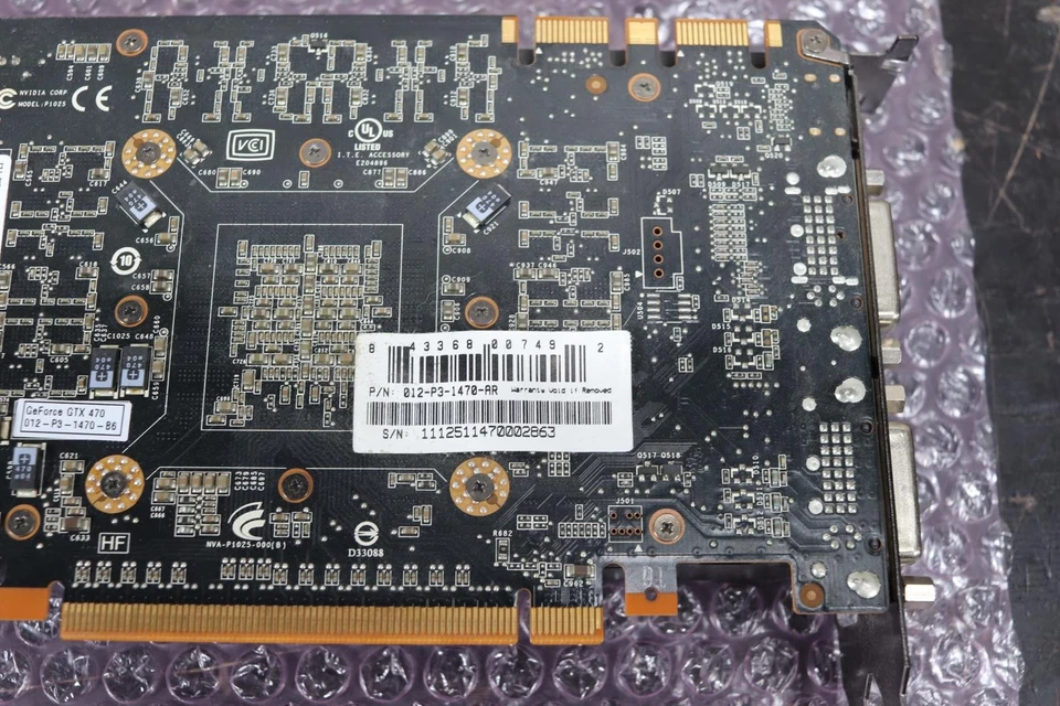 EVGA NVIDIA GeForce GTX 470 (012-P3-1470-TR) 1.2GB GDDR5 SDRAM PCI - Image 4 of 4