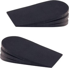 Adjustable Heel Lifts for Shoes 1/4 Height Increase Insoles Achilles Tend Large