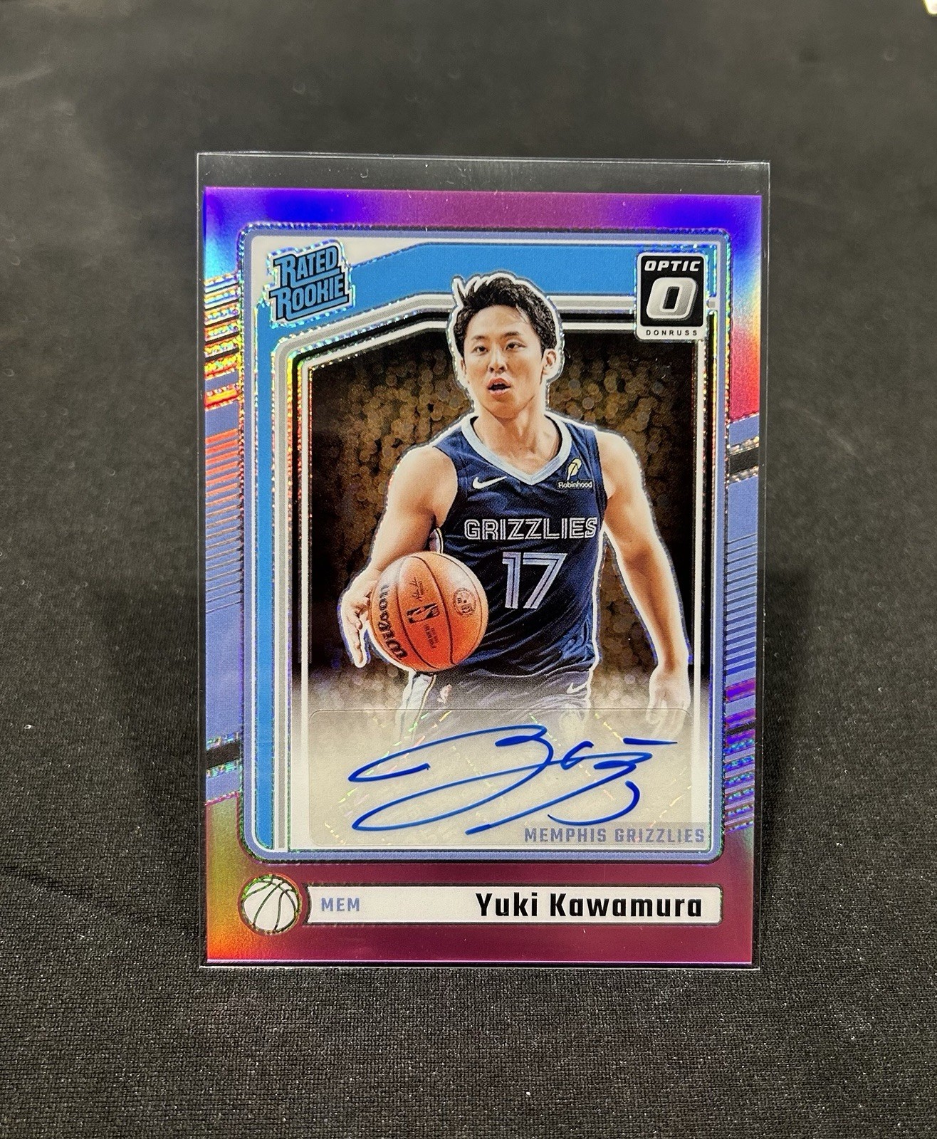 2024-25 Panini Donruss Optic Rated Rookie Pink - Yuki Kawamura Auto /25