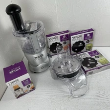 Veggie Bullet Electric Food Processor Spiralizer VB-101 + Mini Bullet + Blades