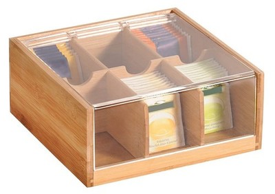 Kesper Tee-Box Bambus FSC-zertifiziert Naturfarbe