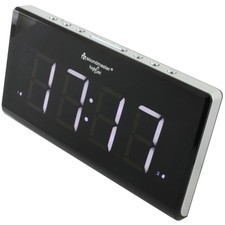 Soundmaster UR8400 Radiowecker dimmbares Jumbo LED-Display Gangreserve UKW-Radio