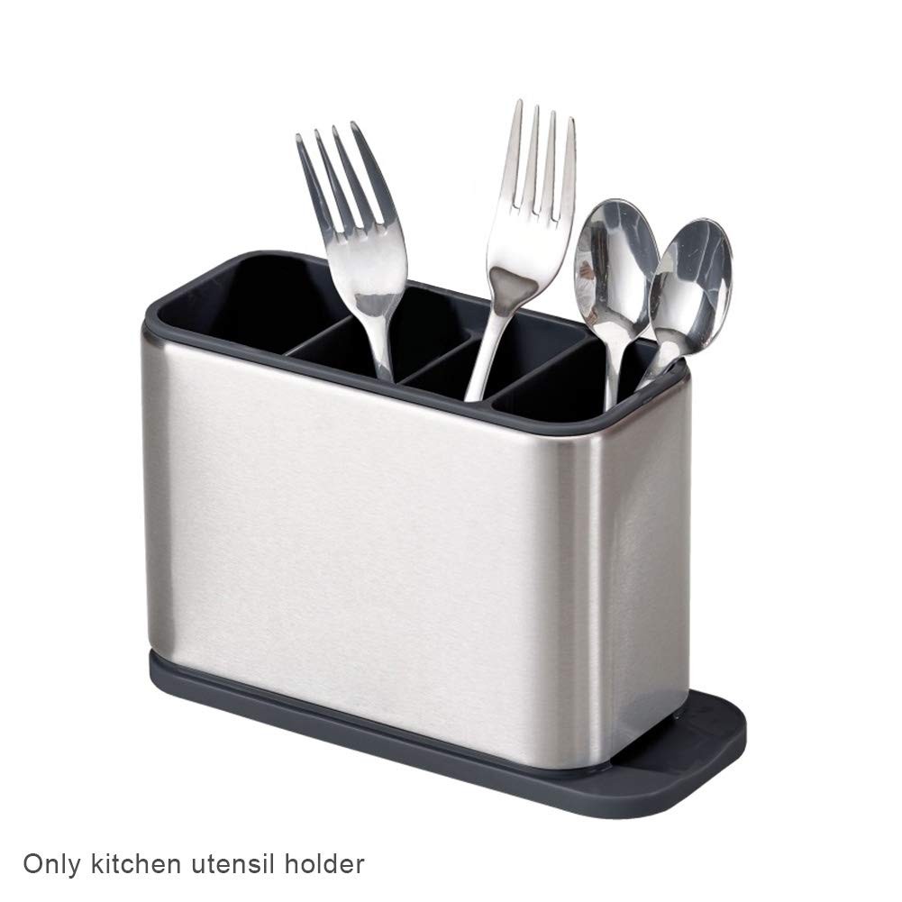 Kitchen Utensil Holder for Countertop Flatware Organizer Utensil Crock Holder