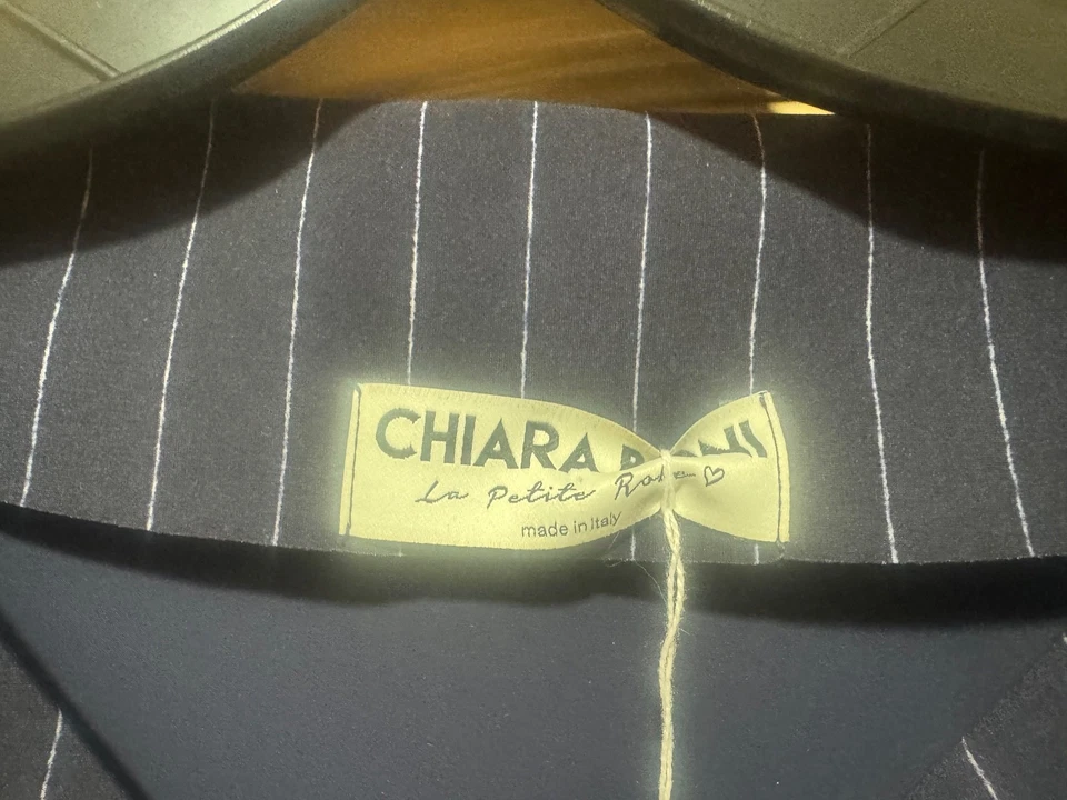 New Chiara Boni La Petite Robe Navy and White Striped Pencil Dress Size 40 (4) - Image 2 of 4