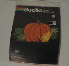 Bucilla Pumpkin Season Doorstop/Mail Holder Plastic Canvas Kit NEW