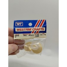Westrim Crafts Doll Part Joints 25mm 2 Pc Solid Plastic Vintage