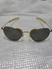 American Optical Sunglasses Command Gold AO Unisex Auth Rare Accessory