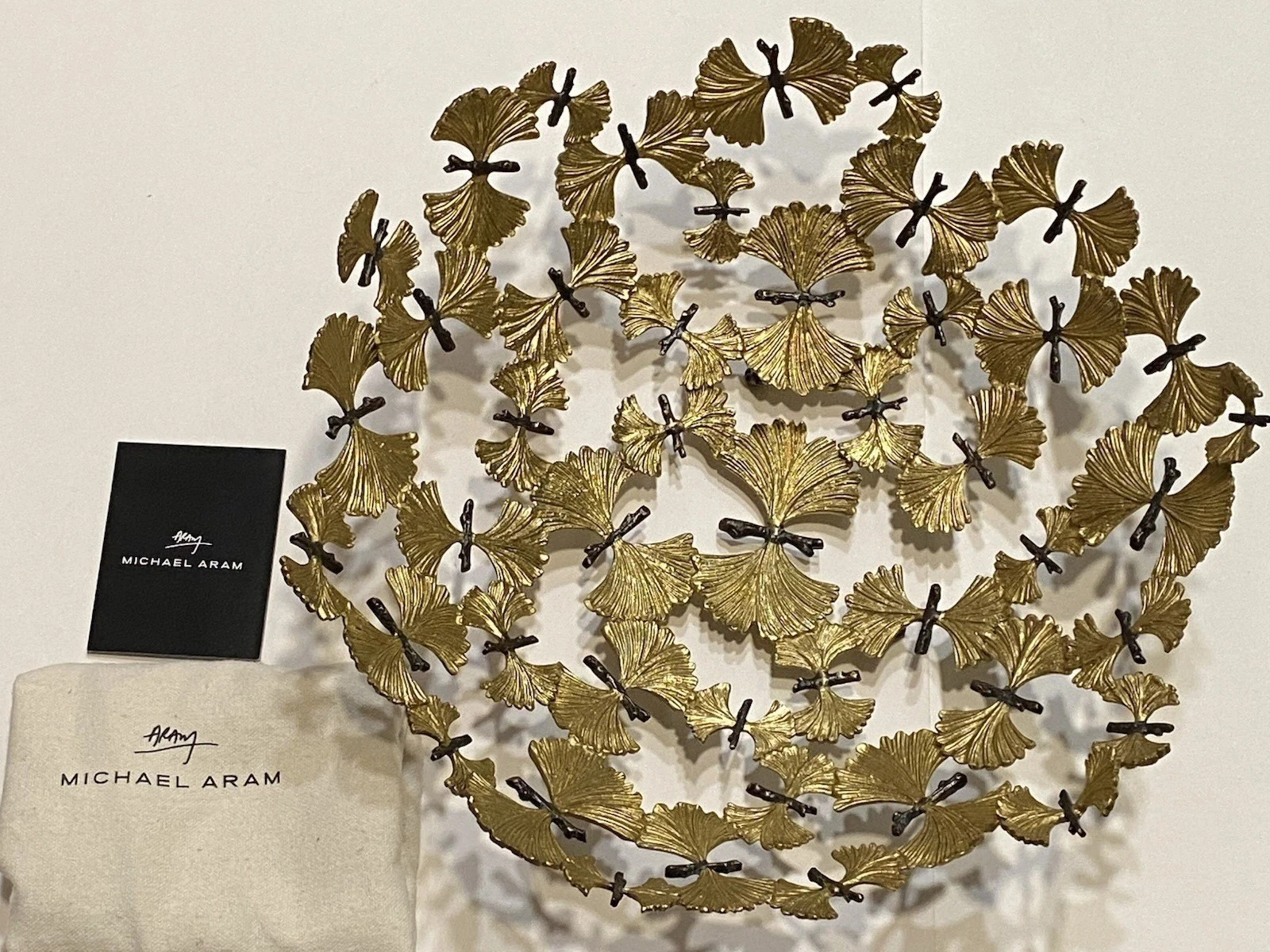 Michael Aram Ginko Butterfly Centerpiece Bowl