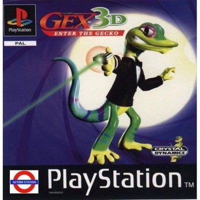 Gex 3D:Enter the Gecko (Playstation PS1) *OHNE BOX*OHNE HANDBUCH*
