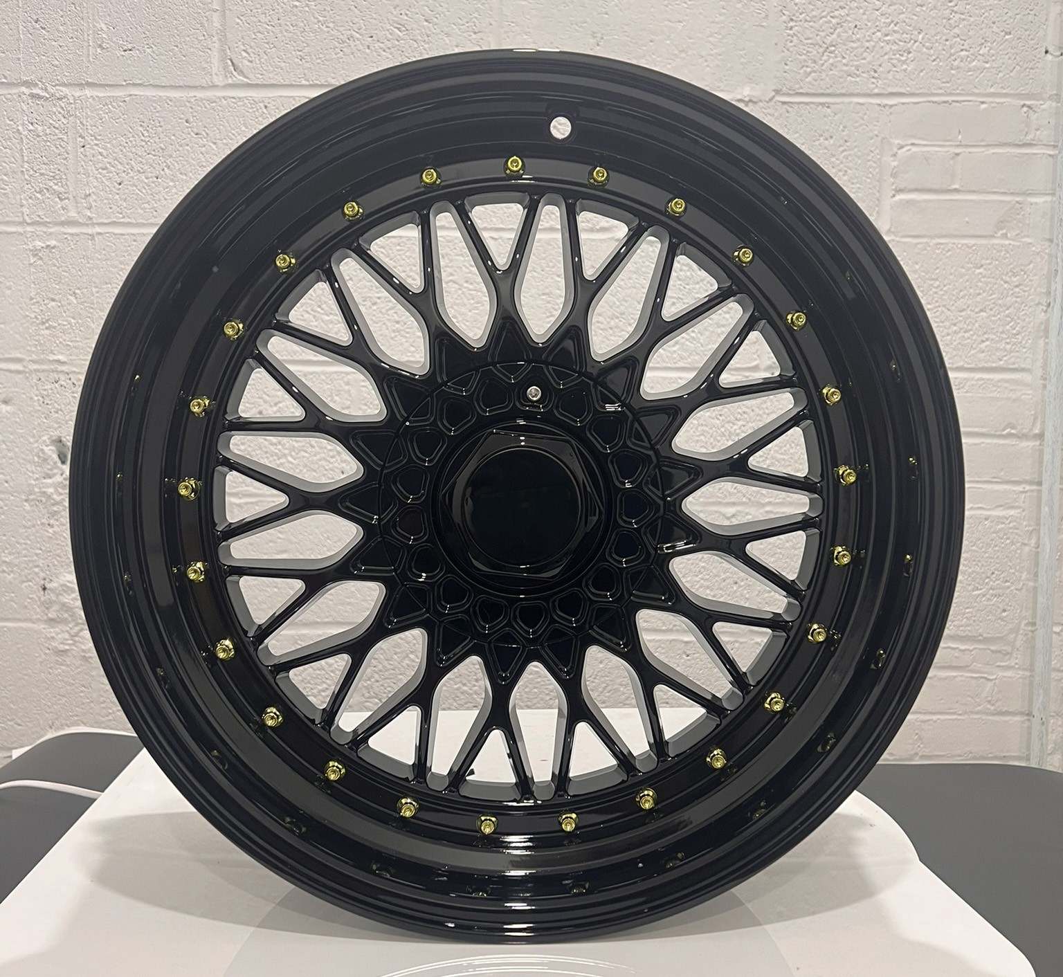 BBS Style 20 inch Black Gold Rim fits MASERATI COUPE 4200 2002-2006