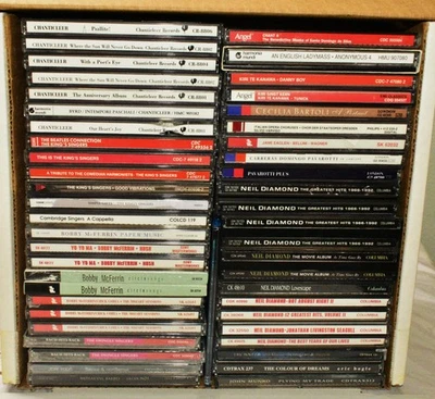 Lot of 46 Male Vocal Music CDs Neil Diamond, Chanticleer, Bobby McFerrin + more - Image 1 of 4