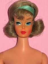 Mattel - Vintage 1966 Ash Blonde Sidepart Japanese American Girl Barbie Doll