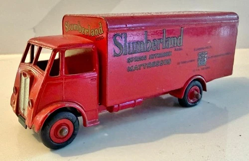 VINTAGE DINKY SUPERTOYS #514 GUY SLUMBERLAND MATTRESS DELIVERY BOX TRUCK
