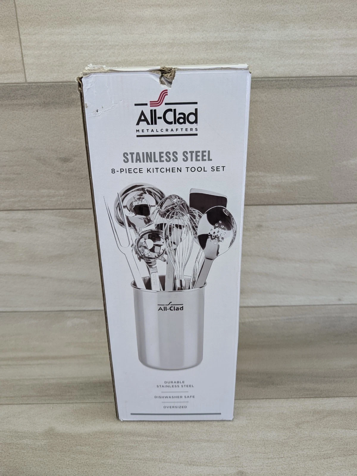 New Open Box - All-Clad 8-piece Kitchen Utensil Set Stainless Steel Construction
Opens in a new wind