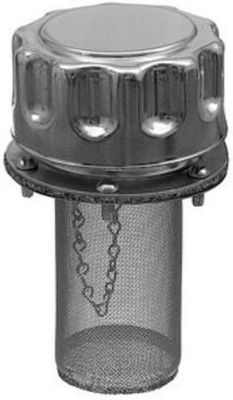 Chrome Filler Strainer Breather Cap Assembly for Hydraulic Reservoirs