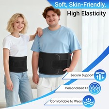 Umbilical Hernia Belt for Men and Women Abdominal Support Binder with Compress