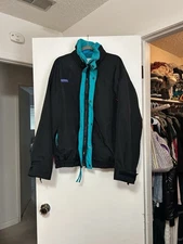 Vintage 90s Columbia Bugaboo Mens Large Jacket Shell Only Retro Ski Colorblock
