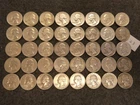40 coin US Washington Quarters Pre '65 90% Silver $10 face Ships FREE! Lot 28