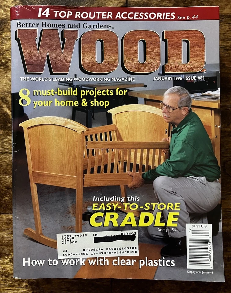 Lot of 9 Wood Magazines by Better Homes and Gardens 1996 Issues 85-93 - Image 2 of 4