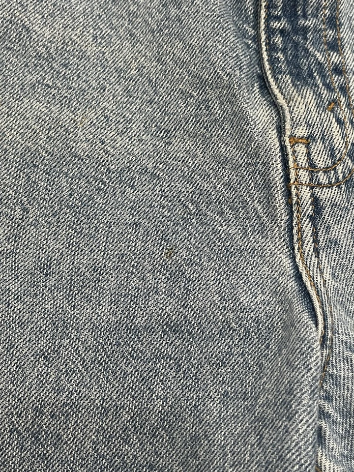 Pantalones Cortos De Colección Levis 550 Calce Relajado Naranja Pestaña Jean Denim Lavado Ligero Para Hombres Talla 32 Foto 4 de 4