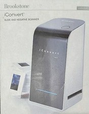 BROOKSTONE iCONVERT SLIDE AND NEGATIVE SCANNE...