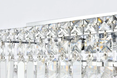 Elegant Lighting Maxime 12" 4 Light Royal Crystal Flush Mount - Picture 6 of 6