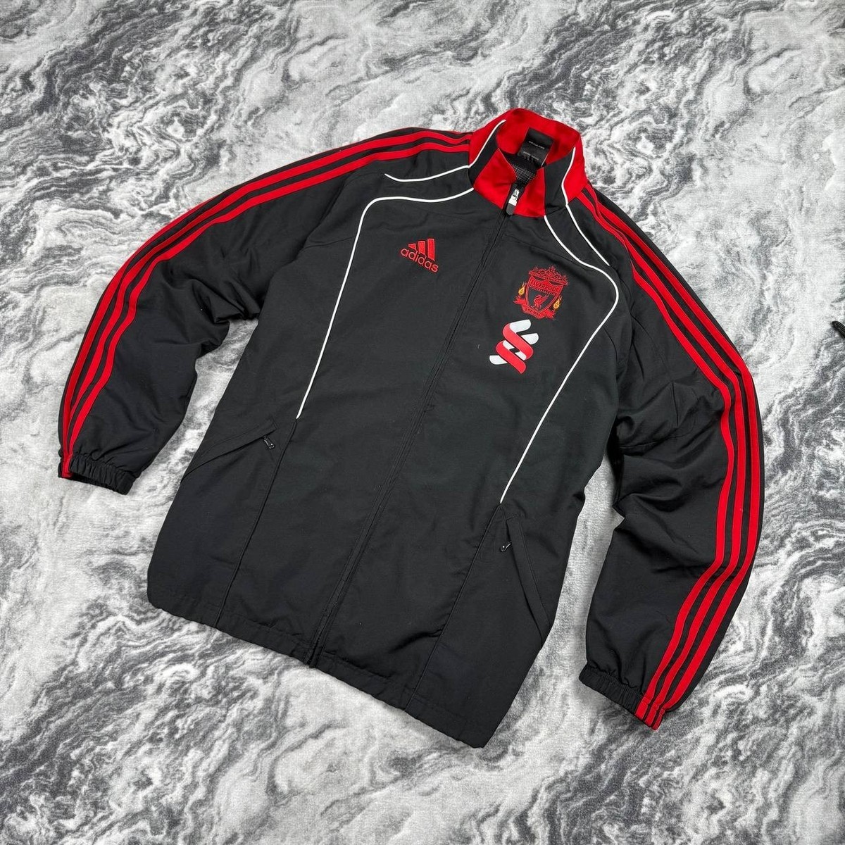 2010年製 adidas リヴァプール vtg ジャケット Liverpool Vintage Adidas Liverpool 2010 Football Track Jacket Soccer Men